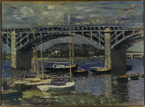 Claude Monet / Railway Bridge at Argent. by klassik art