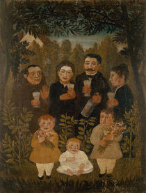 H. Rousseau / Vereinigte Familie/ 1896 von klassik art