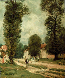 Alfred Sisley / La route de Versailles von klassik art