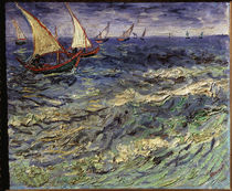 Van Gogh / Fischerboote bei Saintes-Maries von klassik art