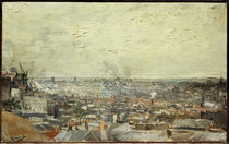 Van Gogh / Vue sur Montmartre by klassik art