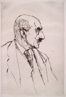 Max Liebermann, Selbstbildn., Rad. 1917 von klassik art