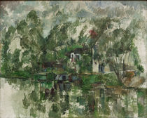 Cézanne / On a river bank /  c. 1890 by klassik art