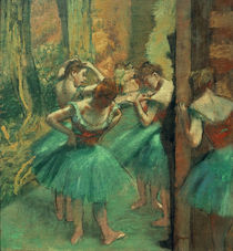 Degas / Dancers in pink and green /c. 1885 by klassik art