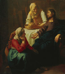 Vermeer, Christus bei Maria und Martha von klassik art
