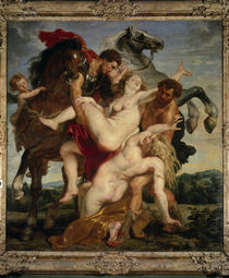 Rubens / Rape of Daughters of Leukippos by klassik art
