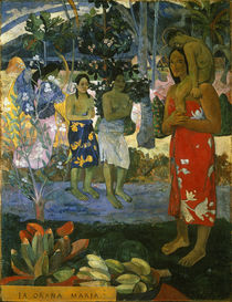 Gauguin, Ia Orana Maria/ 1891 von klassik art