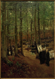 Friedrich III. Gedenkfeier in Kösen / Gemälde von M. Liebermann by klassik art