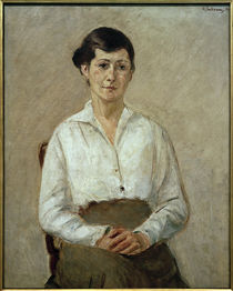 Hal Figure Portrait of the Daughter of the Artist / M. Liebermann / Paining, 1916 by klassik art