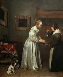 G.Ter Borch, Lady Washing her Hands by klassik art