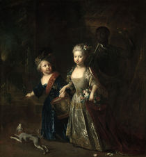 Fred. the Great & Wilhelmine / Pesne 1714 by klassik art