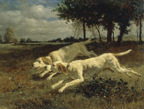 C.Troyon / Running Dogs / 1853 by klassik art