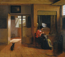 Pieter de Hooch, A Mother's Duty by klassik art