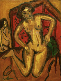 E.L.Kirchner / Kneeling Nude by klassik art