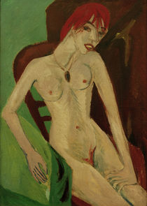 E.L.Kirchner / Red-haired Nude by klassik art