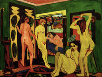 E.L.Kirchner, Badende im Raum von klassik-art