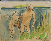 E.L.Kirchner / Bathers near Moritzburg by klassik art