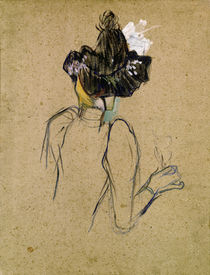 H.Toulouse-Lautrec, Jane Avril, Back / Paint./ 1893 by klassik art