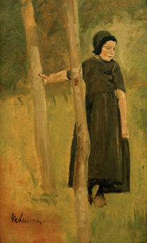 Max Liebermann, Kind unter Bäumen von klassik art