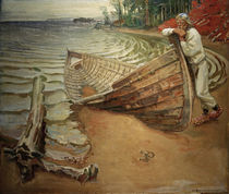 Gallen-Kallela / The Despairing Boat by klassik art