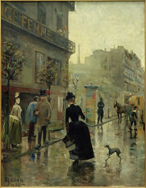 A.Gallen-Kallela, Boulevard in Paris by klassik art