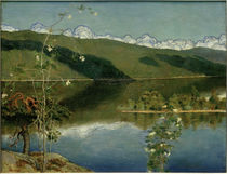 A.Gallen-Kallela, Gewitterwolken am Horizont von klassik art