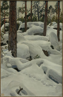 The Den of the Lynx / A.Gallen-Kallela / Painting, 1908 by klassik art