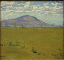 A.Gallen-Kallela, Mount Kenya - Wakamba Ebene by klassik art