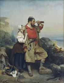E. Le Poittevin, Sea pirate by klassik art