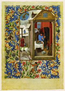 Mstr. Dresdener Gebetsbuch / Januar/um 1500 von klassik art