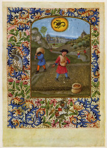 Dresden Prayer Book / October /  c. 1500 by klassik art