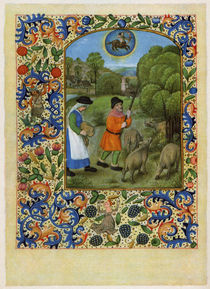 Mstr. Dresdener Gebetsbuch / November/1500 von klassik art