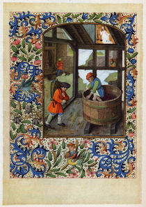 Mstr. Dresdener Gebetsbuch / September/1500 von klassik art