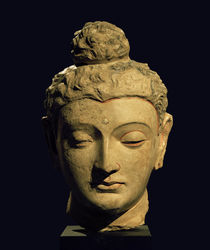 Kopf eines Buddha / Gandhara-Kunst von klassik art
