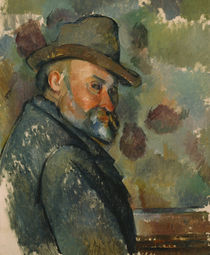 Paul Cézanne, Selbstbildnis mit Filzhut von klassik art