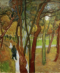 V. van Gogh, Spaziergänger im Park von klassik art