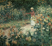 C.Monet, Monets Garten in Giverny von klassik art