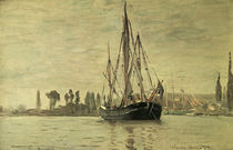 C.Monet, Kleines Küstenschiff vor Anker von klassik art