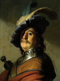 Rembrandt / Soldier by klassik art