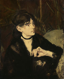 Berthe Morisot mit Fächer / Manet von klassik art