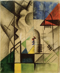 August Macke / Abstract Shapes / 1913 by klassik art