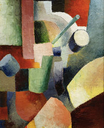 A.Macke / Coloured Composition of Forms by klassik art