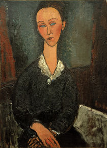 Amedeo Modigliani, Woman with white collar (Lunia Czechowska) by klassik art