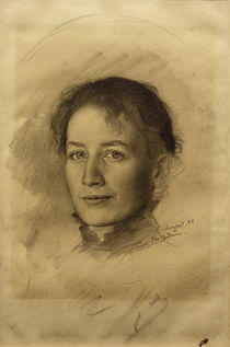 K.Stauffer-Bern, Bildnis der Schwester Marie von klassik art