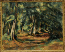 P.Cézanne, Waldweg von klassik art