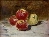 Manet / Four apples / 1882 by klassik art