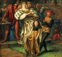Borgia / Watercolour by Dante Gabriel Rossetti. by klassik art