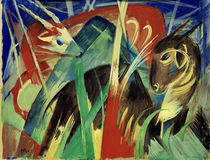 Franz Marc, Imaginary animals I by klassik art