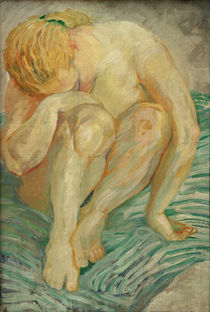 Nude Study (Female Nude) / F. Marc / Painting, 1909 by klassik art