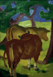 F.Marc, Kühe unter Bäumen von klassik art